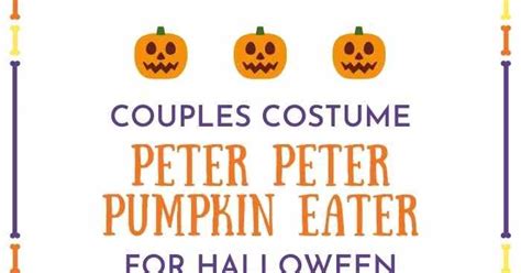 Dream drop distance, and kingdom hearts iii. Peter Peter Pumpkin Eater Couples Costume Free SVG File