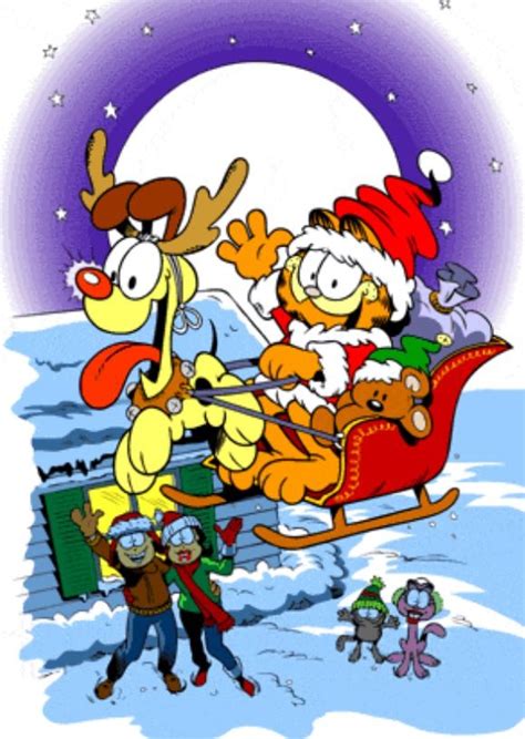 Merry Christmas Garfield Christmas Christmas Cartoons Christmas