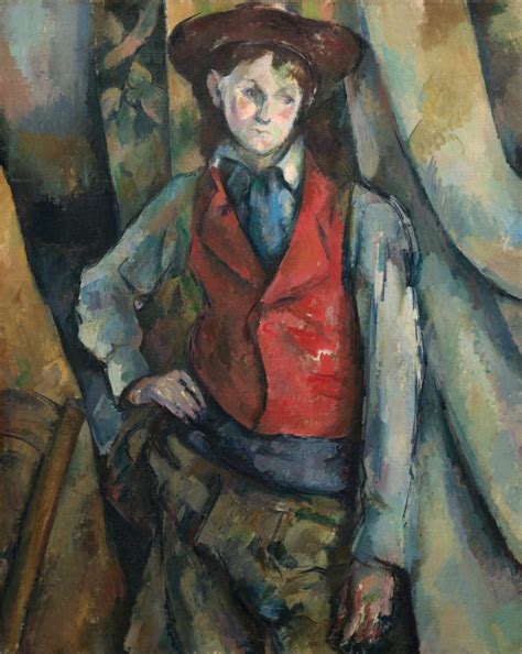 Paul Cézanne Boy In A Red Waistcoat 1888 1890 Abc Fine Art