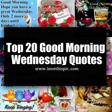 Top Good Morning Wednesday Quotes How To Have A Good Morning Good