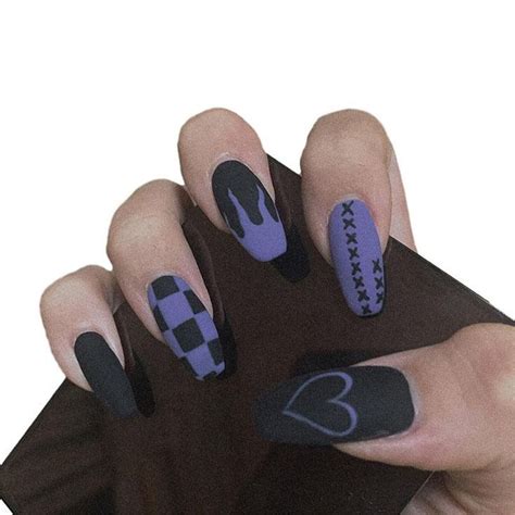 Pin on Guardado rápido Fake nails designs Fake nails long Punk nails