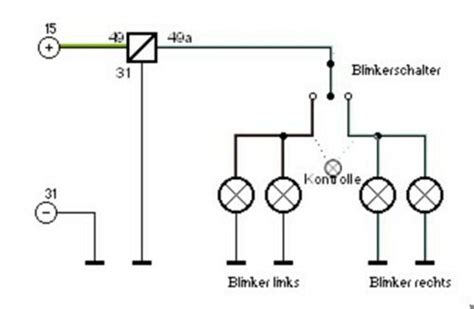 Blinkerrelais lastunabhängig z800 blinkerrelais relais motorrad 4pin 3x blinkerrelais 6 volt blinkgeber. Blinker Schaltplan Elektrik Blinkgeber