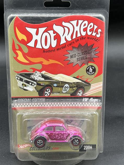 2004 Hot Wheels Pink Vw Bug Redline Club Rlc Neo Classics 0392310000 Ebay
