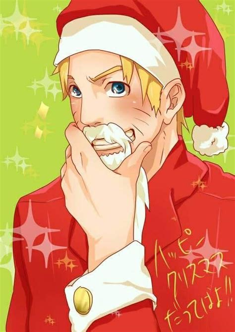Santa Naruto ️ Hohoho ️ Merry Christmas ️ ️ ️ Naruto Uzumaki Naruhina