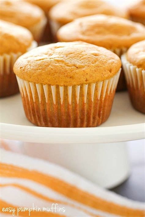 Quick And Easy Pumpkin Muffins Yummy Healthy Easy