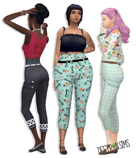 Deetron Sims Mile Highwaters In 2022 Sims 4 Clothing Clothes For