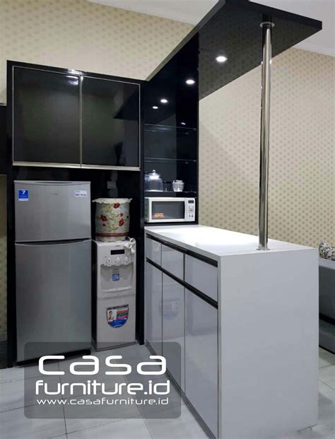 Dapur Minimalis Dengan Meja Bar