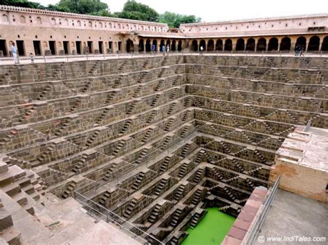 Chand Baori At Abhaneri Most Photogenic Stepwell Of India Inditales