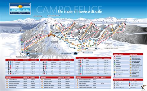 Campo felice, località turistica del comune di rocca di cambio nella provincia dell'aquila, in abruzzo, si trova nel cuore dell'appennino abruzzese nell'incantevole contesto paesaggistico. Appennini e isole - Campo Felice skimap - Skimaps