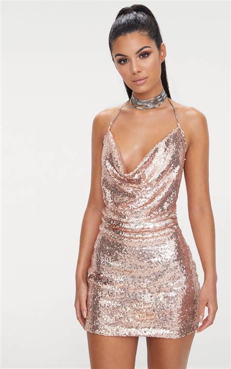 Hotsassydesigns Measha Silver Strappy Sequin Shift Dress