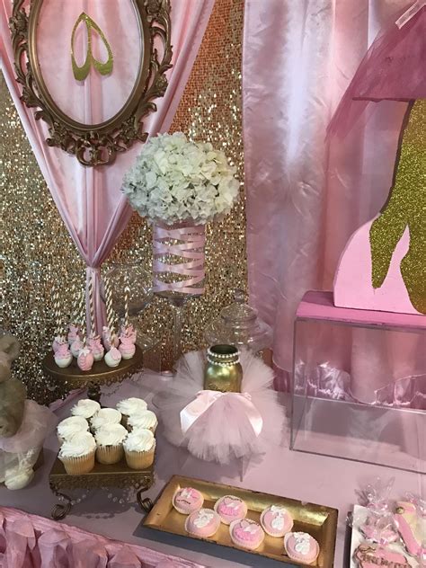 Ballerina Baby Shower Party Ideas Photo 2 Of 10 Catch My Party
