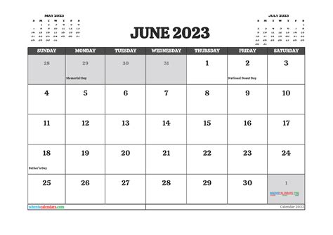 Free Blank 2023 Printable Calendar Times Tables Works