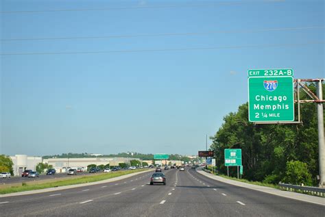 Interstate 70 East St Louis County Aaroads Missouri