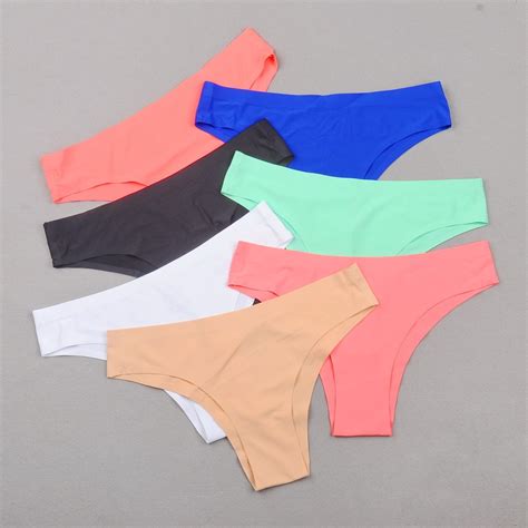 Plus Size Women Female Sexy Solid G String Thong Panties Shorts Tangas Lingerie Underwears
