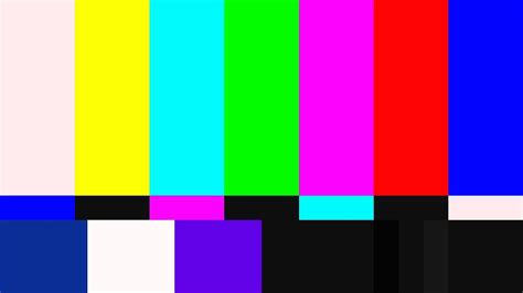 Hd Smpte Color Bars And Tones 1920x1080 Test Pattern Jazz Youtube