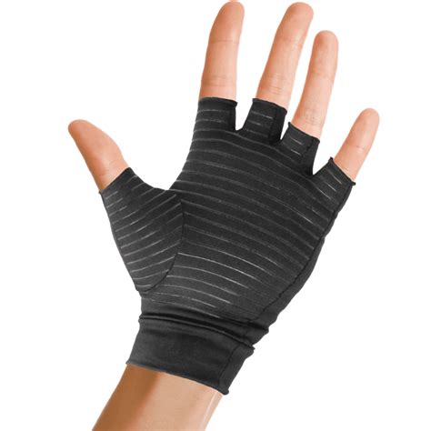 Pivit Copper Arthritis Gloves Fingerless Compression Glove For