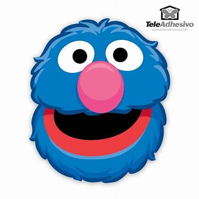 Grover Head Face Sesame Street Birthday Clipart