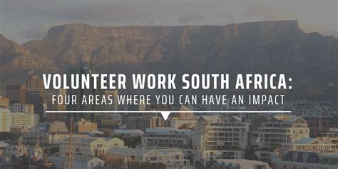 The Importance Of Volunteers In South Africa Greater Good Sa