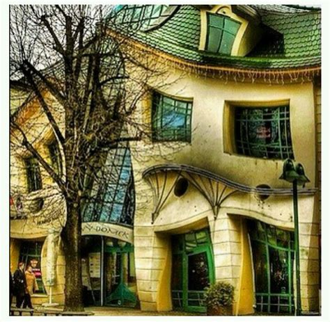 Nothing is more different than this unusually shaped building in the whole universe. "The Crooked House" Sopot, Poland | Crooked house ...