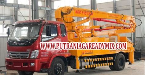 Tata cara pemesanan readymix murah & sewa concrete pump. HARGA SEWA POMPA BETON MINI BEKASI | PUTRA NIAGA READYMIX