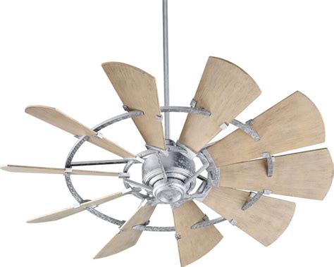 Talk to ceiling ventilation professionals. 52 Inch Windmill Patio Ceiling Fan in Galvanized Finish