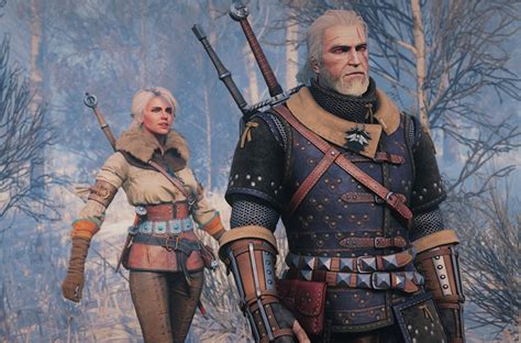 Photo Girls The Witcher 3 Wild Hunt Geralt Of Rivia Warriors Games