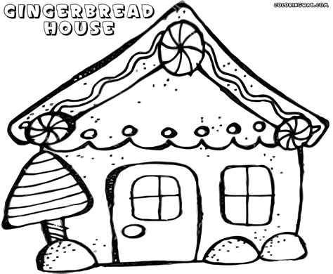 These free gingerbread coloring pages are such fun simple christmas coloring pages to celebrate the holiday season in. Gingerbread House coloring pages | Coloring pages to ...