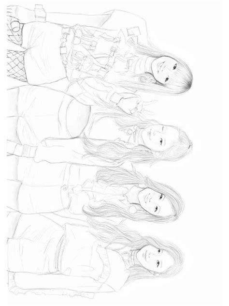 Blackpink Coloring Book Coloring Pages
