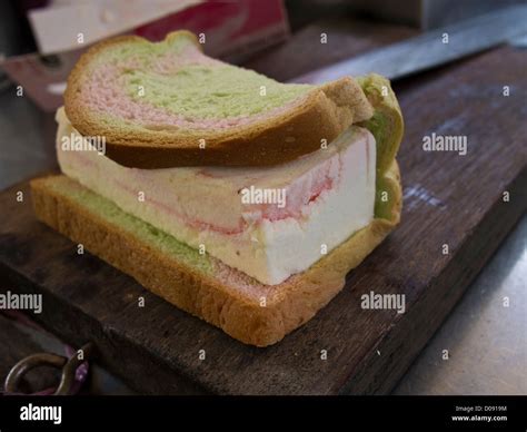 Ice Cream Sandwich A Singapore Stock Photo Alamy