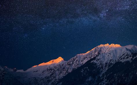 Night Mountain Wallpapers 4k Hd Night Mountain Backgrounds On