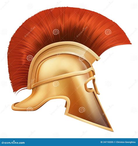 Spartan Helmet With Crossed Swords And Star Shape Concept Logo Vector