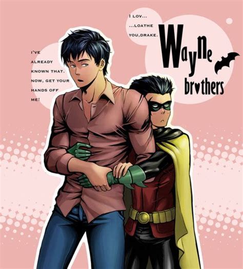 Aw Damian That Was Almost Sweet Damian Wayne And Tim Drake Superheroes And Vigilantes Dc