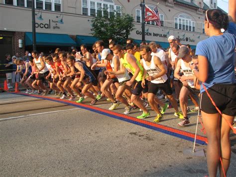 Runners Sprint Across Media 5 Mile Race Finish Line Media Pa Patch