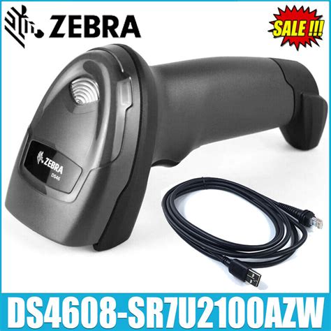 Zebra DS4608 SR7U2100AZW 1D 2D Handheld Laser Imager Barcode Scanner