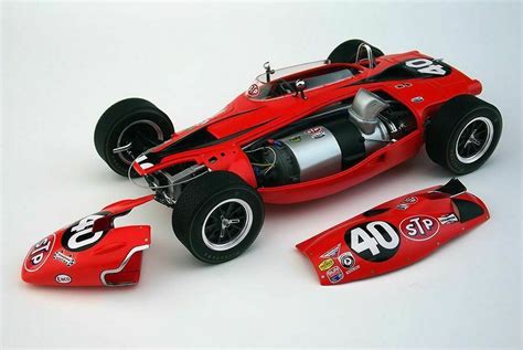 1 18 1967 Indy 500 Race Car Stp Paxton Turbine Parnelli Jones Near Win