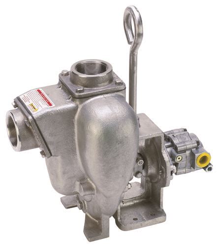 Banjo 3 Inch Nptf Stainless Steel Pump With 21 Hp Hydraulic Motor