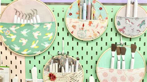 Check out our cloth tool holder selection for the very best in unique or custom, handmade pieces from our shops. Fabric Hoop Tool Holder - YouTube