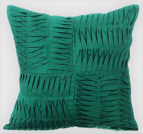 You choose the color and size, and your woolen pillow is made. Decorative Dark Green European Sham Cover 26"x26", Cotton ...