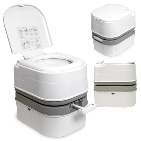 Borntech Flushable Portable Toilet For Camping Porta Potty Boat Rv