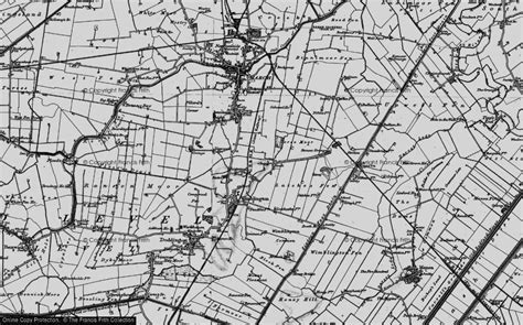 Historic Ordnance Survey Map Of Eastwood End 1898