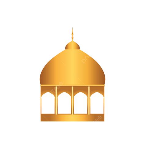 Gambar Png Masjid Emas Islam Desain Ramadhan Ramadhan Png Dan Vektor