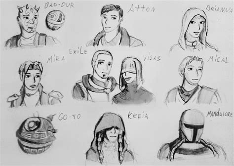 Kotor 2 Characters By Spacemaxmarine On Deviantart