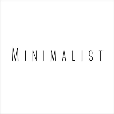 Minimalist