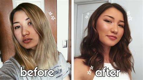 Not to be incredibly dramatic, but the power of hair color to change up your look is basically unparalleled. Dying My Hair Dark Brown At Home + Color Maintenance - YouTube