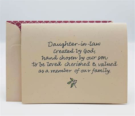 Card For Daughter In Law Daughter In Law Birthday Card Etsy Birthday Cards For Friends