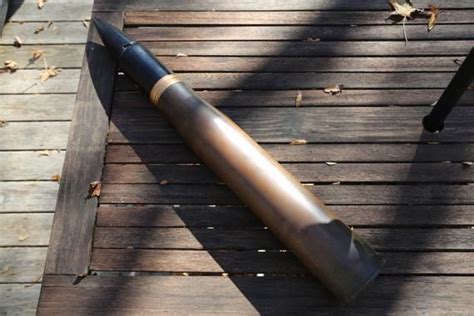 Wwii Us 90mm Shell Casing With Resin Replica Ap Projectile Shells