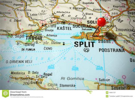 split map - Google Search | Croatia map, Split croatia, Map