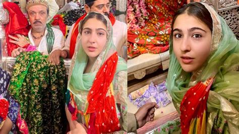 Sara Ali Khan Gets Mobbed During Her Visit To Ajmer Sharif Dargah Ahead
