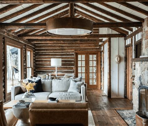 22 Modern Log Cabin Ideas For A Chic Outdoorsy Interior