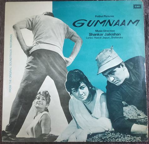Gumnaam 1965 Shankar Jaikishan Pre Owned Vinyl 12 Odeon Lp Record